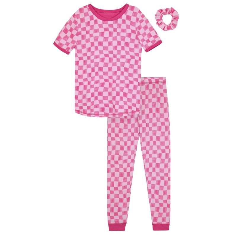 Sleep On It Girls 2-Piece Super Soft Jersey Snug-Fit Pajama Set - Toddler Pajamas to Girls Pajama Sets