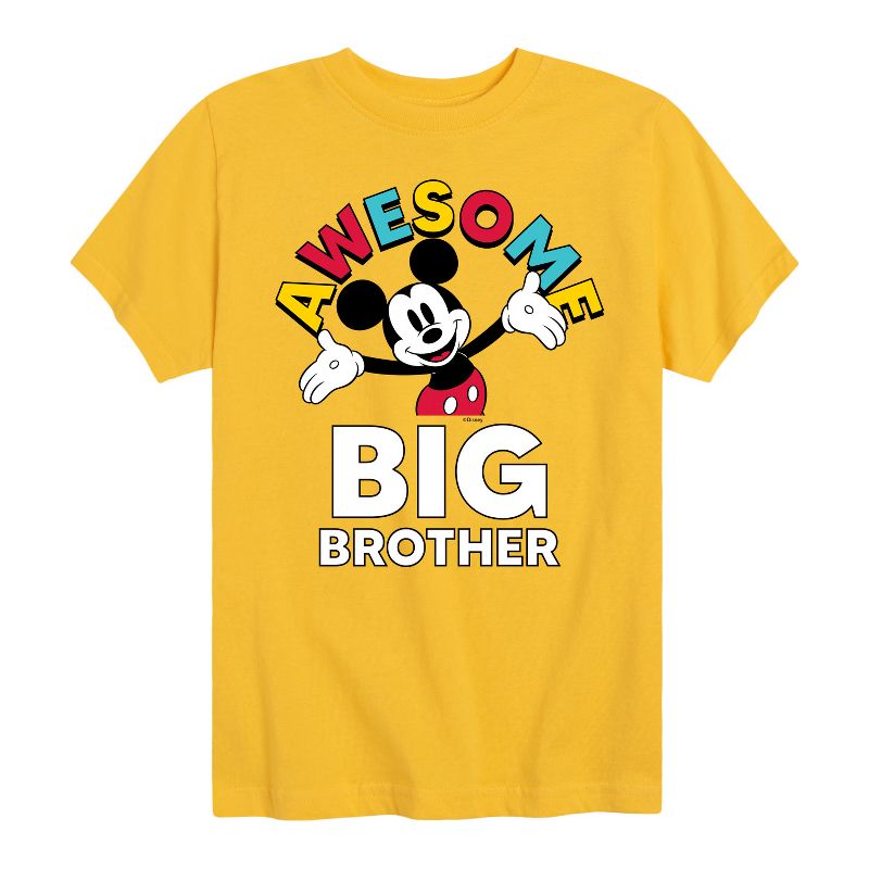 Boys' - Disney - Awesome Big Brother Short Sleeve Graphic T-Shirt