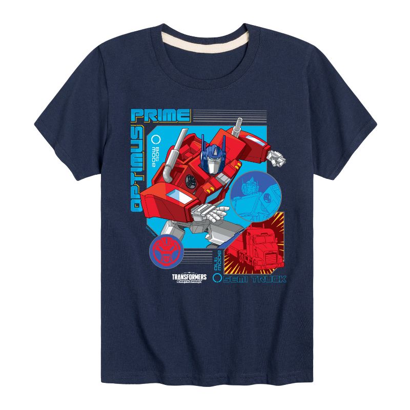 تي شيرت جرافيكي بأكمام قصيرة من ترانسفورمرز - شرارة الأرض للأولاد