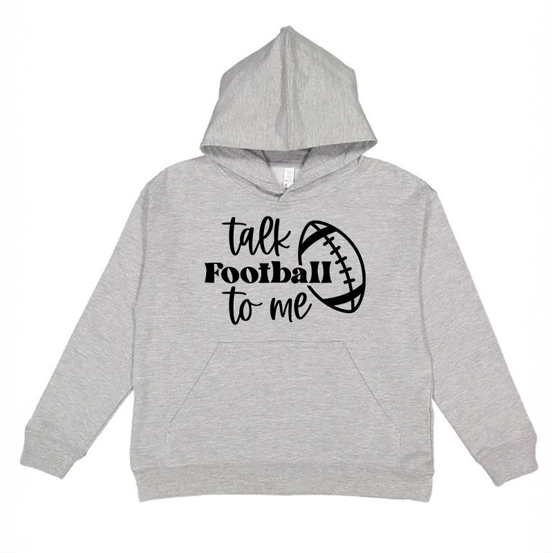 هودي جرافيكي للشباب من Juniper Shop Talk Football To Me Ball