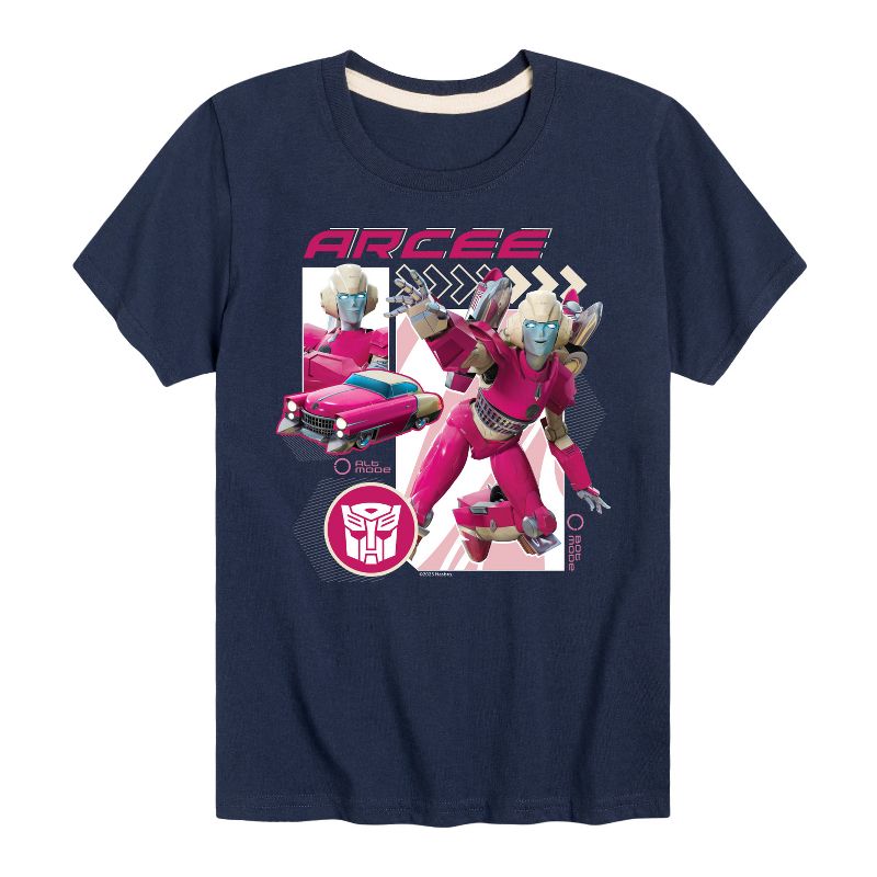 تي شيرت جرافيكي بأكمام قصيرة من ترانسفورمرز - شرارة الأرض للأولاد