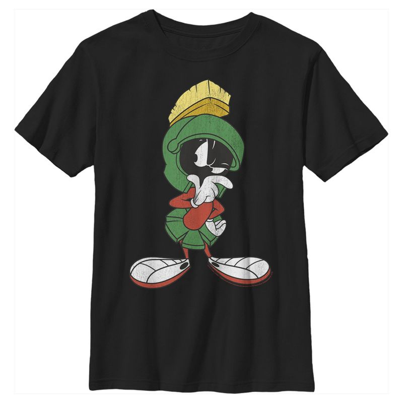 Boy's Looney Tunes Marvin the Martian Thinking T-Shirt