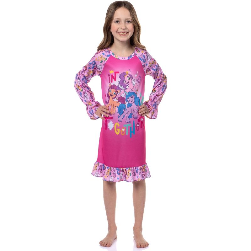 My Little Pony: A New Generation Girls' Sunny Starscout Pajama Nightgown Pink