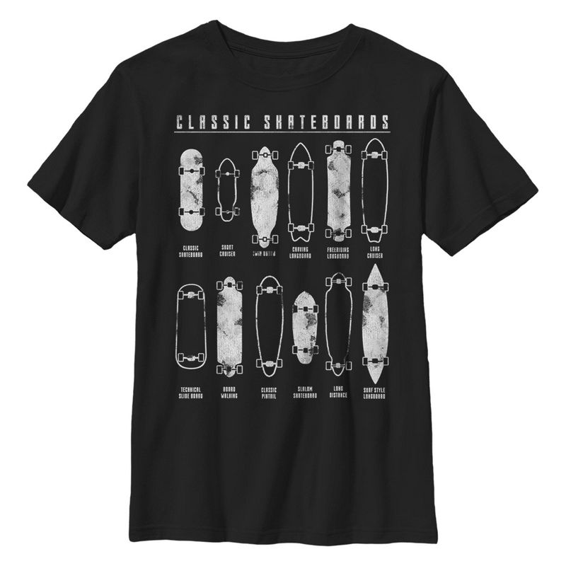 Boy's Lost Gods Classic Skateboards T-Shirt