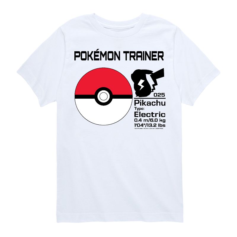 Boys' - Pokémon - Pokeball Trainer Short Sleeve Graphic T-Shirt