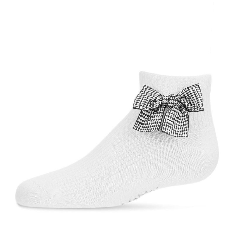 Memoi Herringbone Thin Ribbed Anklet