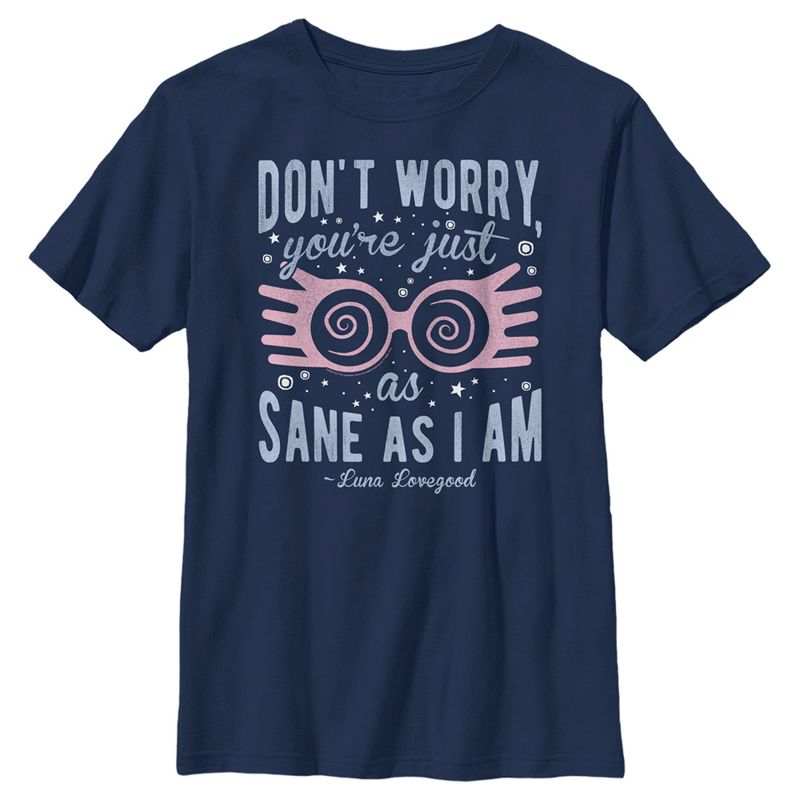 Boy's Harry Potter Just As Sane As Luna Lovegood T-Shirt