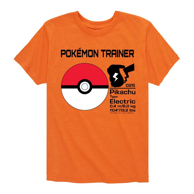 Boys' - Pokémon - Pokeball Trainer Short Sleeve Graphic T-Shirt