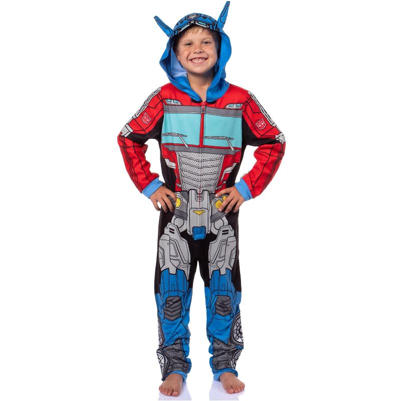 Transformers Boys' Retro Union Suit One Piece Pajama