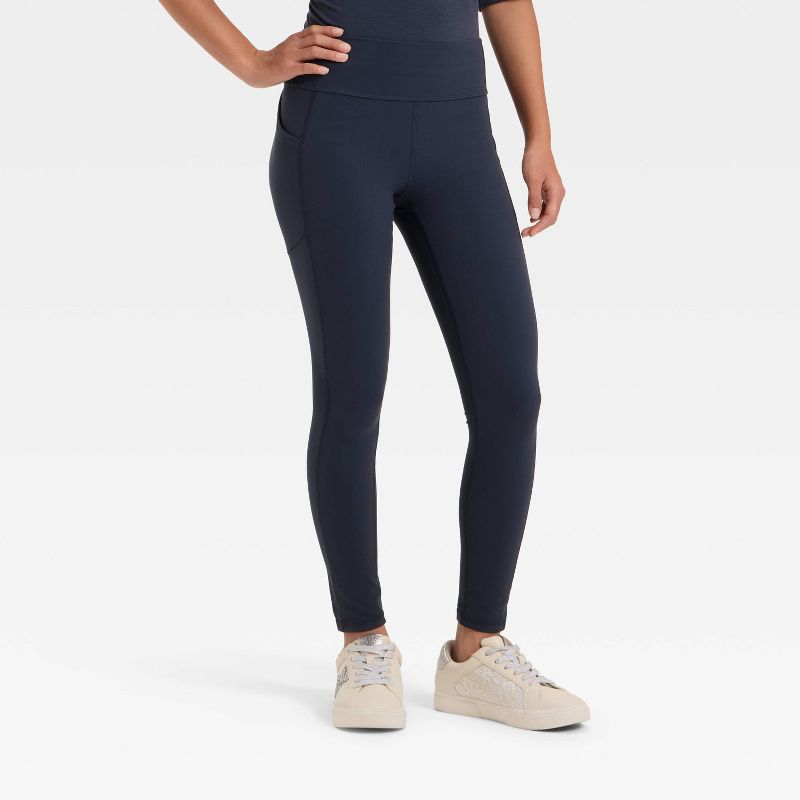 Girls' Everyday Soft Pocket Leggings - All In Motion™