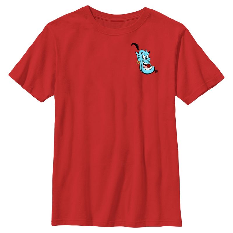 Boy's Aladdin Genie Grin Small T-Shirt