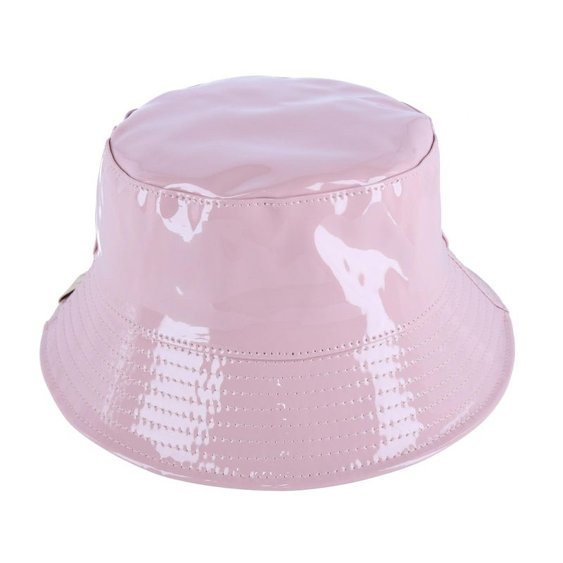 قبعة دلو المطر اللامعة للبنات من CC