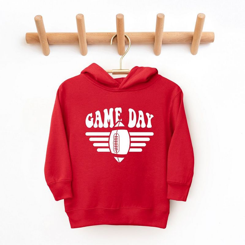 The Juniper Shop Football Game Day Stripes Toddler Graphic Hoodie