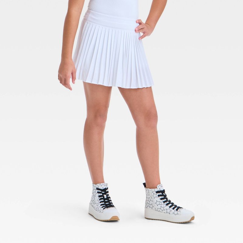 Girls' Active Light Pleated Skort - All In Motion™