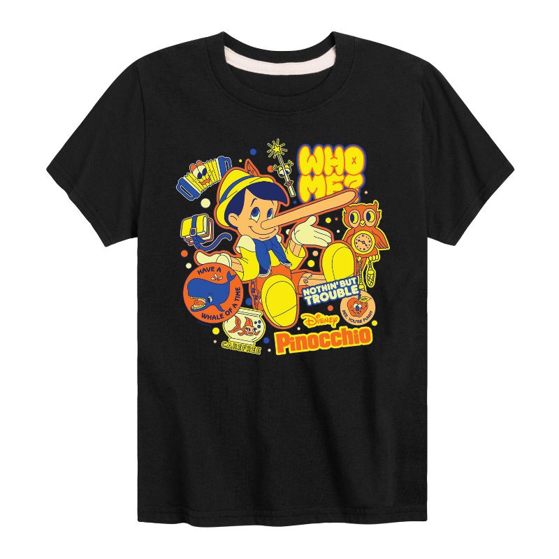Boys' - Disney - Pinocchio Stickers Short Sleeve Graphic T-Shirt