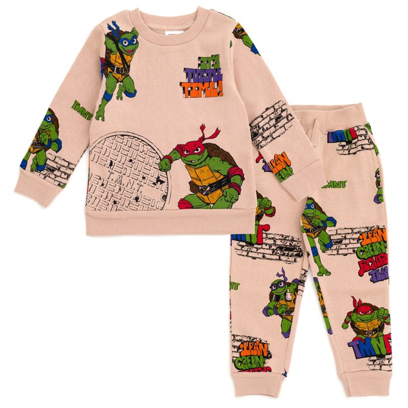 Teenage Mutant Ninja Turtles Fleece Sweatshirt and Pants Outfit Set Toddler