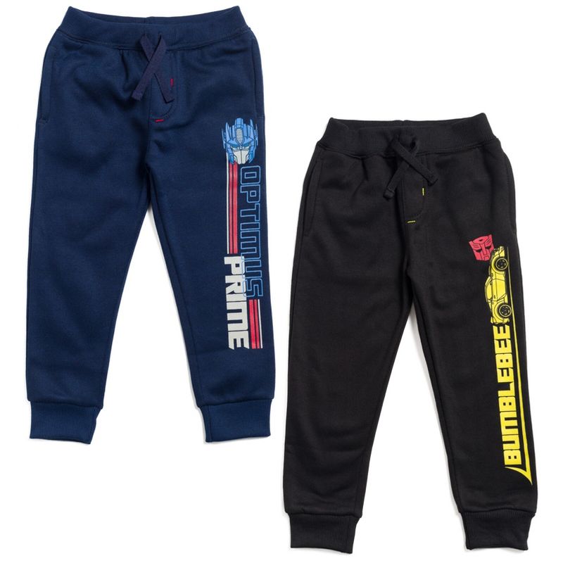 Transformers Optimus Prime Bumblebee Fleece 2 Pack Pants Little Kid to Big Kid