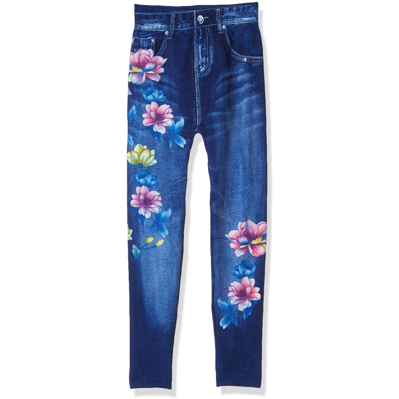Just Love Jeggings for Girls Comfortable Seamless Printed Leggings