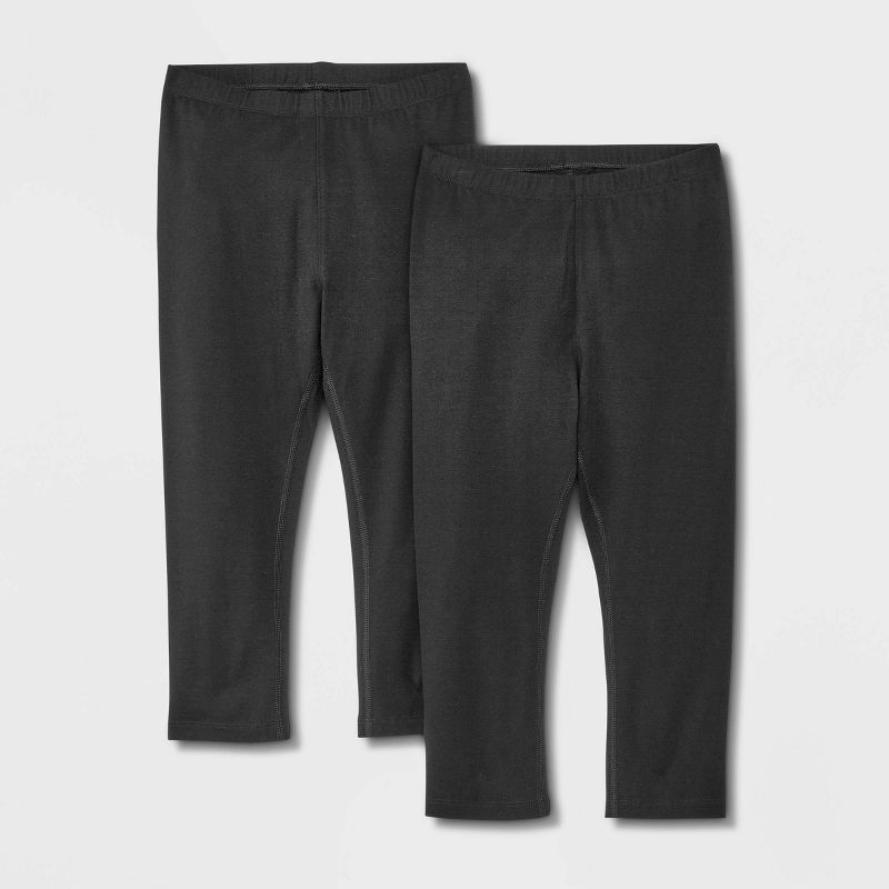 Girls' Adaptive 2pk Capri Leggings - Cat & Jack™