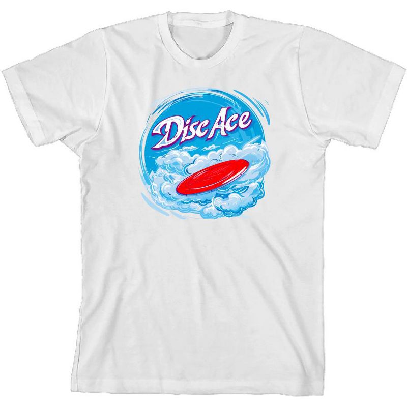 "Disc Ace" Frisbee Disc Youth Crew Neck Short Sleeve Tee