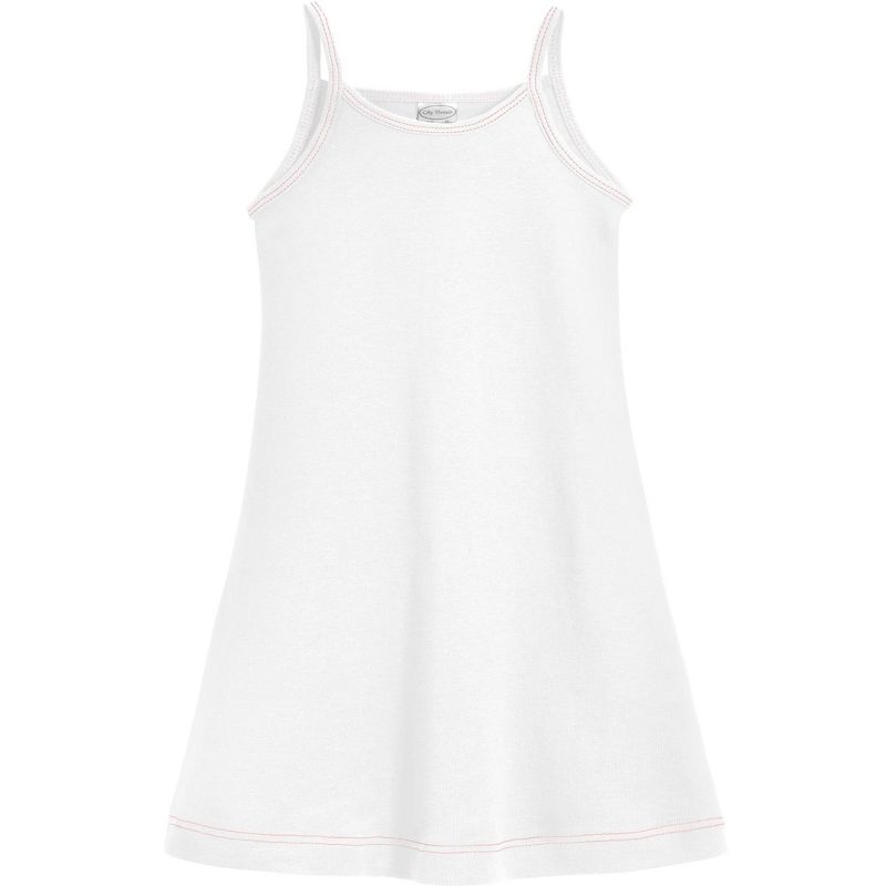 City Threads USA-Made Cotton Girls Soft Camisole Dress (Part 2)