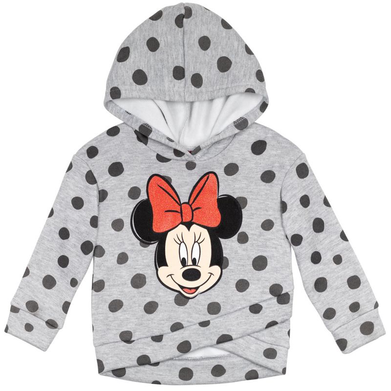 Disney Minnie Mouse Baby Girls Fleece Crossover Hoodie Infant