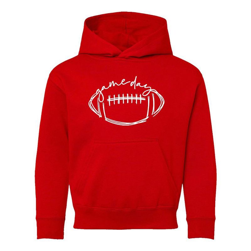 هودي جرافيكي للشباب من Juniper Shop يوم مباراة كرة القدم