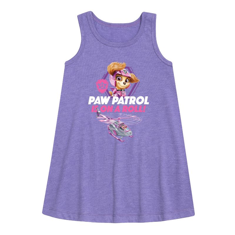 Girls' - Paw Patrol - Paw Patrol Is On A Roll Graphic Sleeveless Aline Dress
