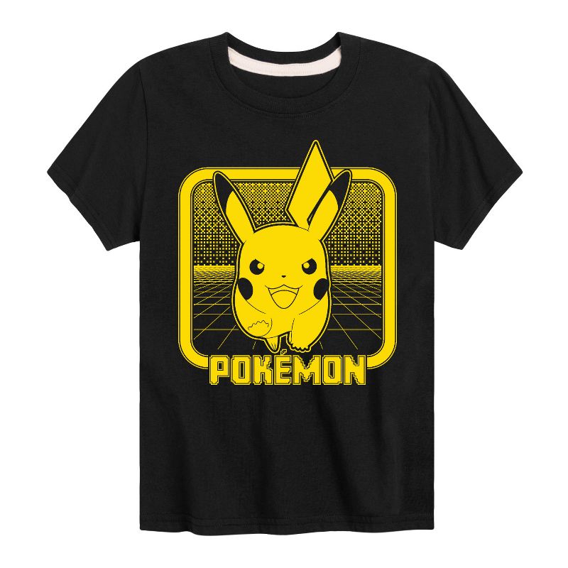 Boys' - Pokémon - Pikachu Retrogamer Short Sleeve Graphic T-Shirt