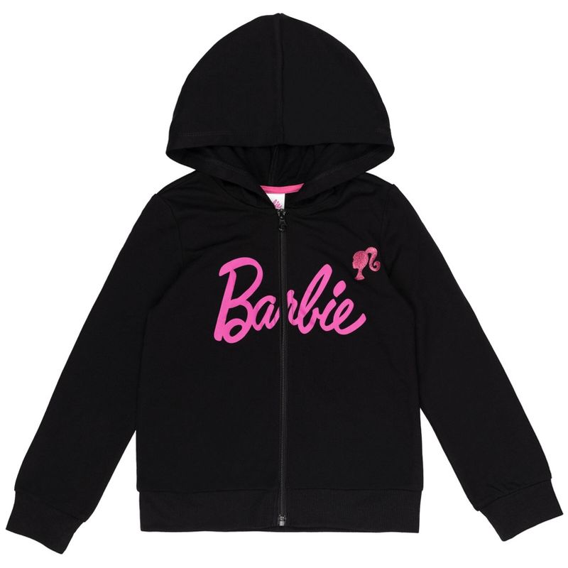 Barbie Girls French Terry Zip Up Hoodie Toddler