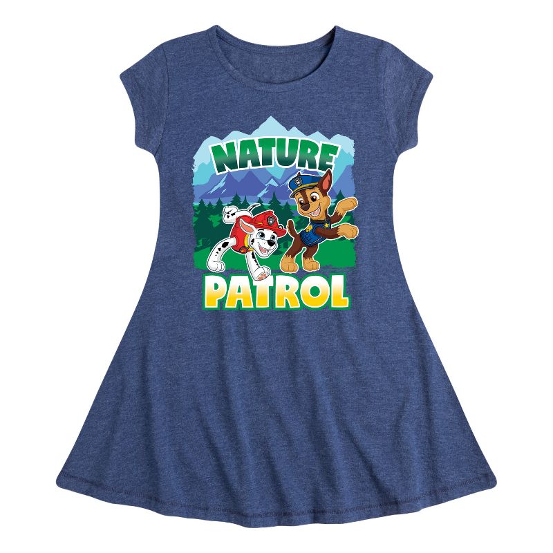 Girls' - Paw Patrol - Nature Patrol Fit & Flair Cap Sleeve Dress