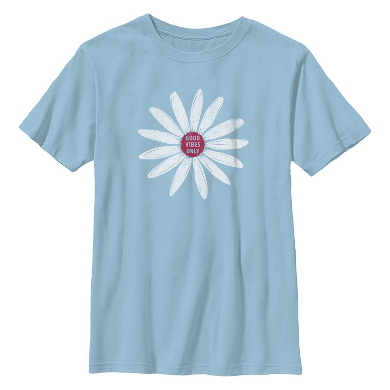 Boy's Lost Gods Daisy Flower Good Vibes Only T-Shirt