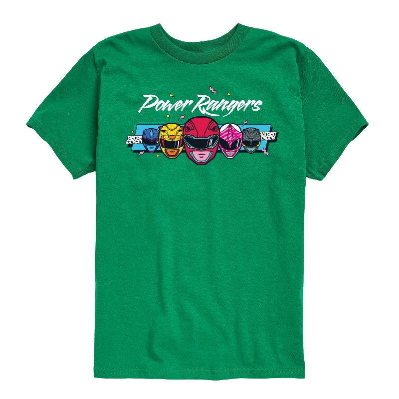 Boys' - Power Rangers - Character Heads Short Sleeve Graphic T-Shirt