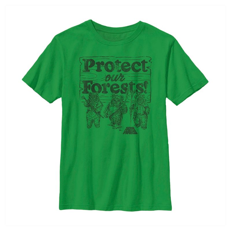 Boy's Star Wars Ewok Protect Our Forests T-Shirt
