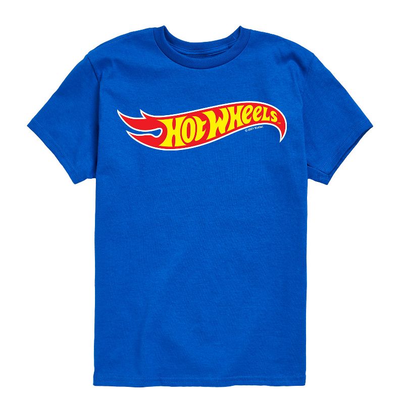 Boys' - Hot Wheels - Classic Flame Logo Short Sleeve Graphic T-Shirt