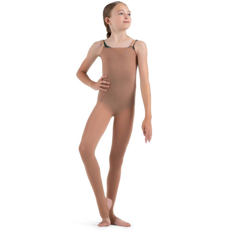 Capezio Ultra Soft Stirrup Body Tight - Girls