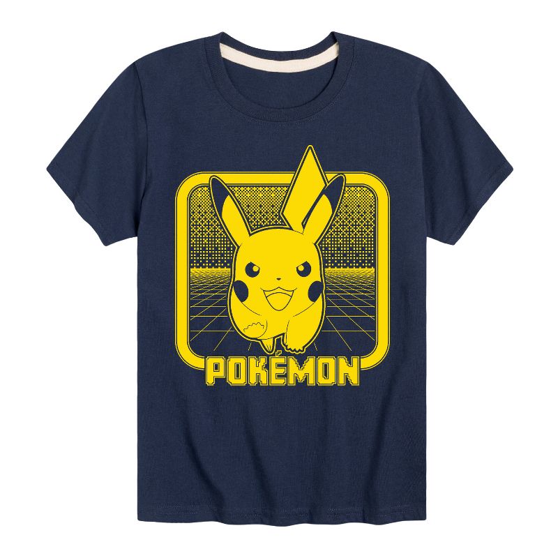 Boys' - Pokémon - Pikachu Retrogamer Short Sleeve Graphic T-Shirt