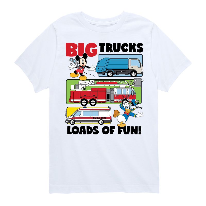 Boys' - Disney - Big Trucks & Loads of Fun Short Sleeve Graphic T-Shirt