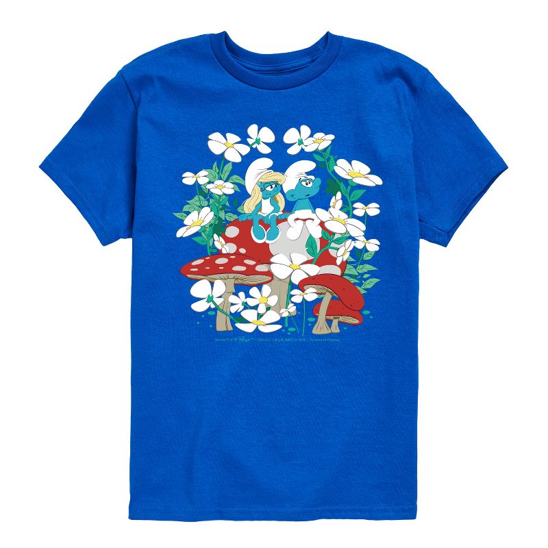 Boys' - Smurfs - Short Sleeve Graphic T-Shirt