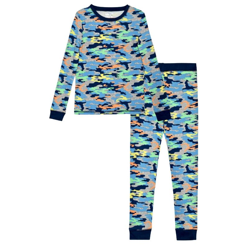 Sleep On It Boys 2-Piece Super Soft Jersey Long Sleeve Snug-Fit Pajama Set - Toddler Pajamas to Boys Pajama Sets