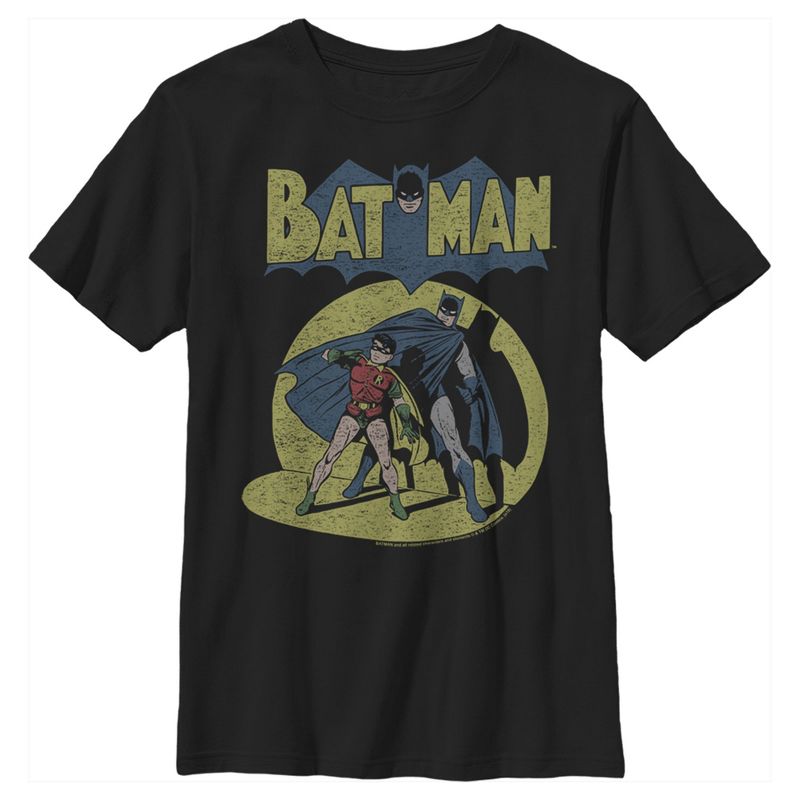 Boy's Batman Hero and Sidekick Spotted T-Shirt