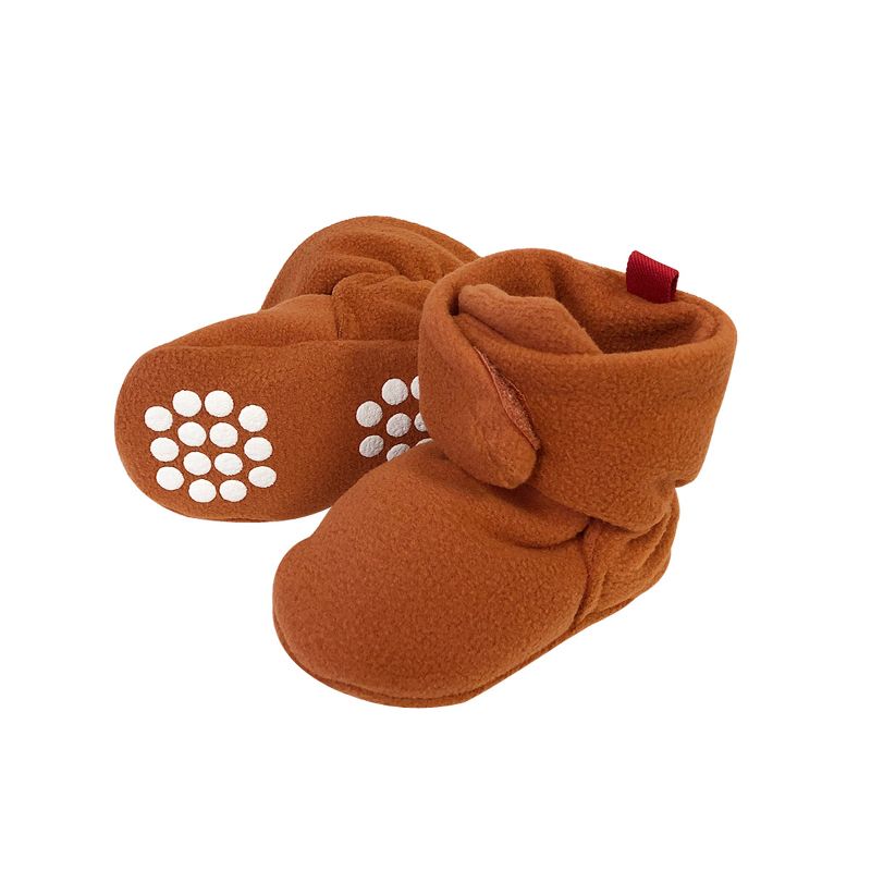 Wrapables Fleece Baby Booties with Anti-Skid Bottoms