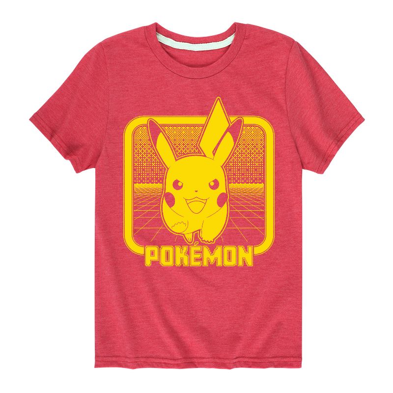 Boys' - Pokémon - Pikachu Retrogamer Short Sleeve Graphic T-Shirt