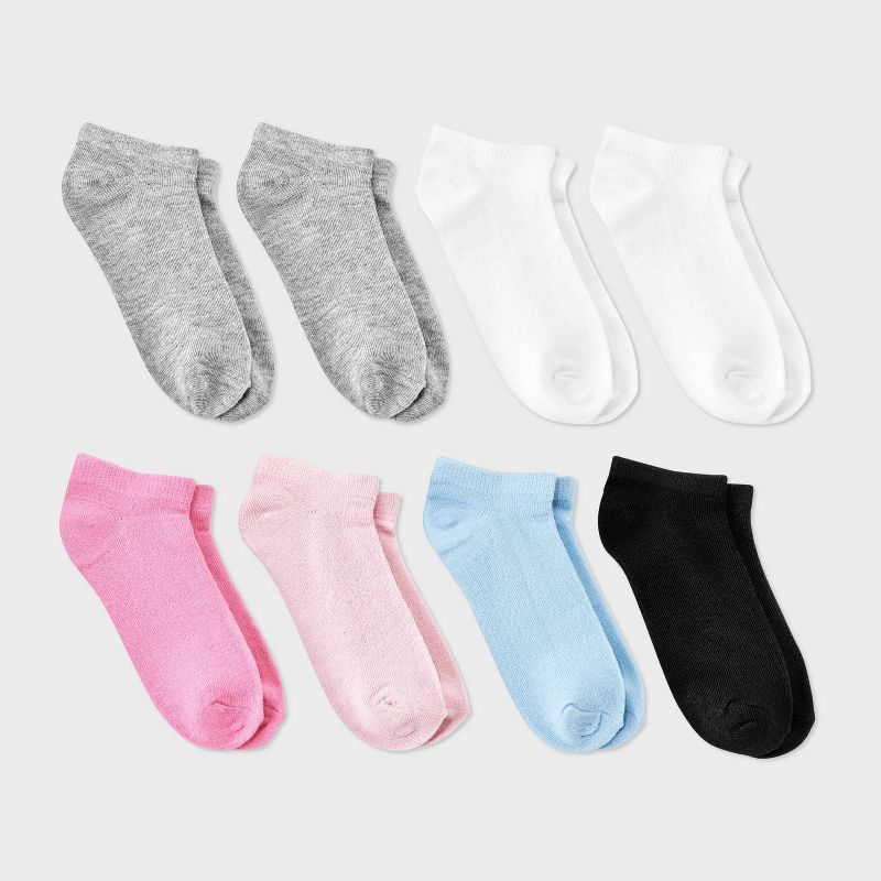 Kids' 8pk Low Cut Socks - Dealworthy™