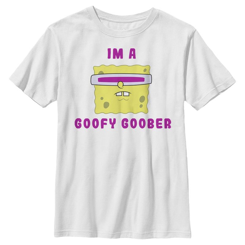Boy's SpongeBob SquarePants I'm A Goofy Goober T-Shirt