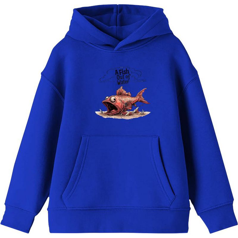 هودي بأكمام طويلة للشباب من Fish Out of Water