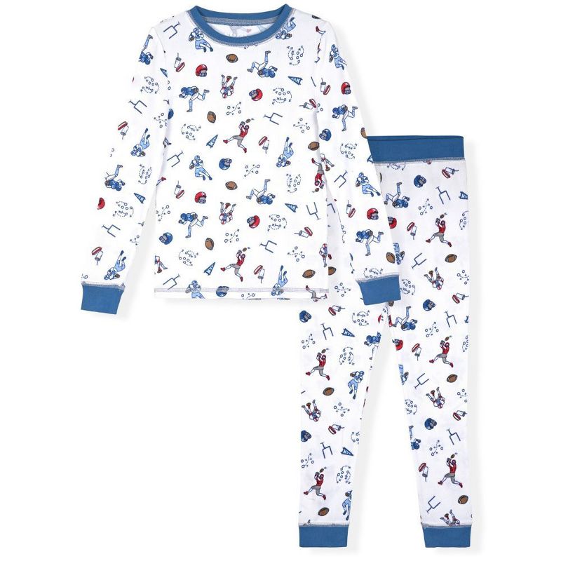 Sleep On It Boys 2-Piece Super Soft Jersey Long Sleeve Snug-Fit Pajama Set - Toddler Pajamas to Boys Pajama Sets