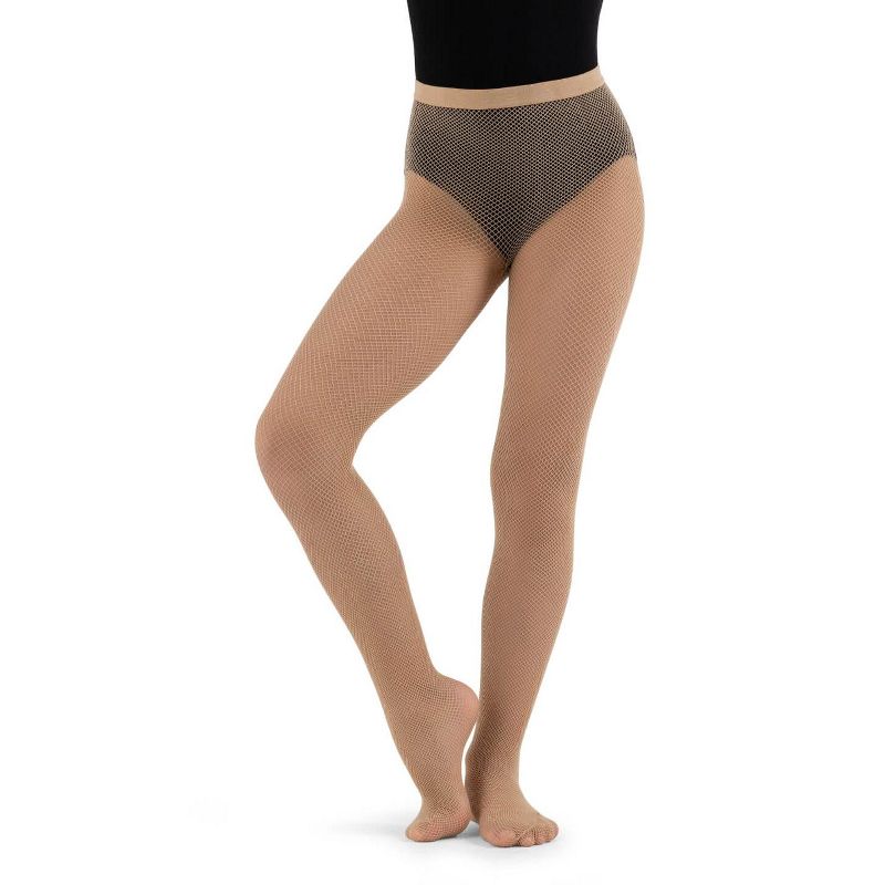 Capezio Classic Fishnet Seamless Tight - Girls
