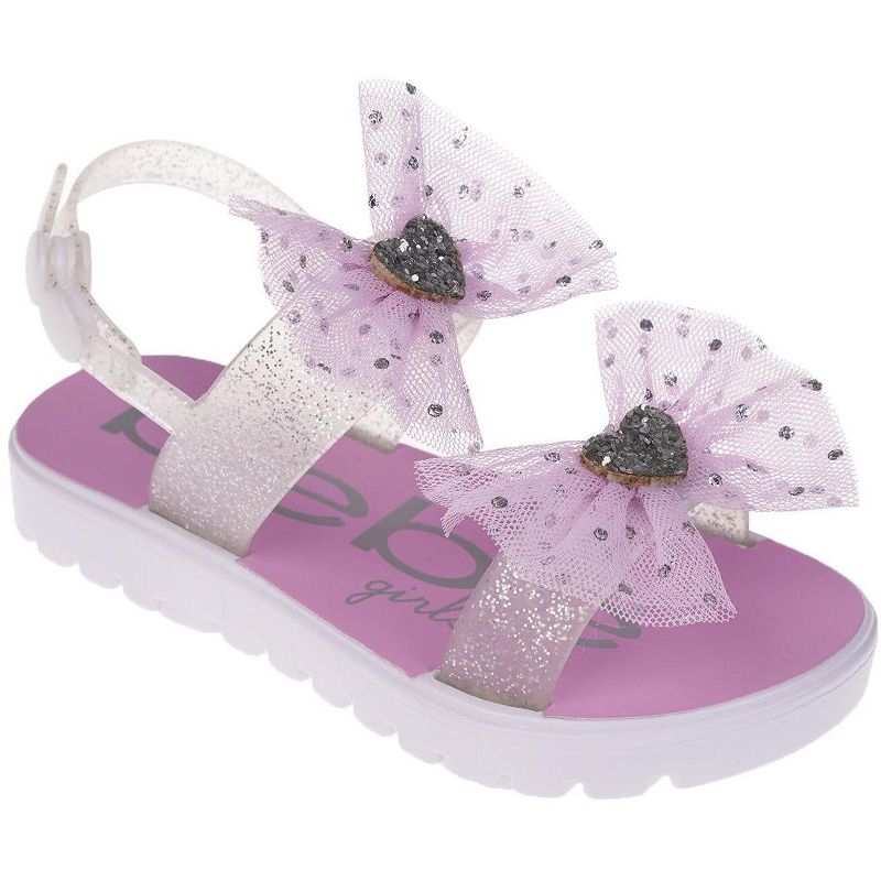 bebe Girl's Sandals - Cute and Charming Sandals, Open Toe Summer Sandals for Toddlers