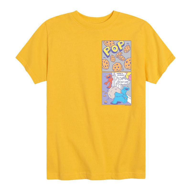 Boys' - Sesame Street - Comic Scene - Kids Lc Oversized Infant Short Sleeve Graphic T-Shirt Short Sleeve Graphic T-Shirt